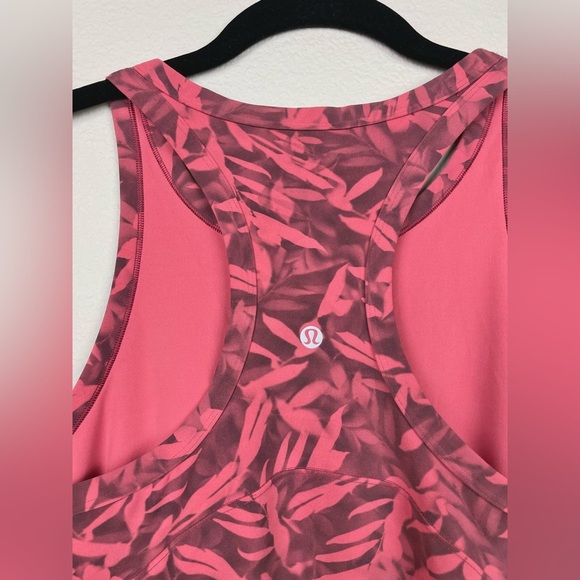 Lululemon Women's 12 Align Waist-Length Racerback Tank Top Spray Leaf Fireside - Picture 11 of 15